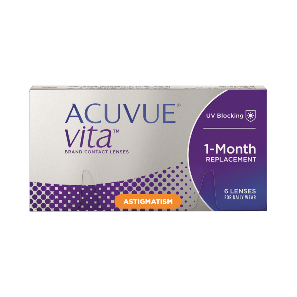 Acuvue Vita for Astigmatism - 6 lentilles mensuelles 