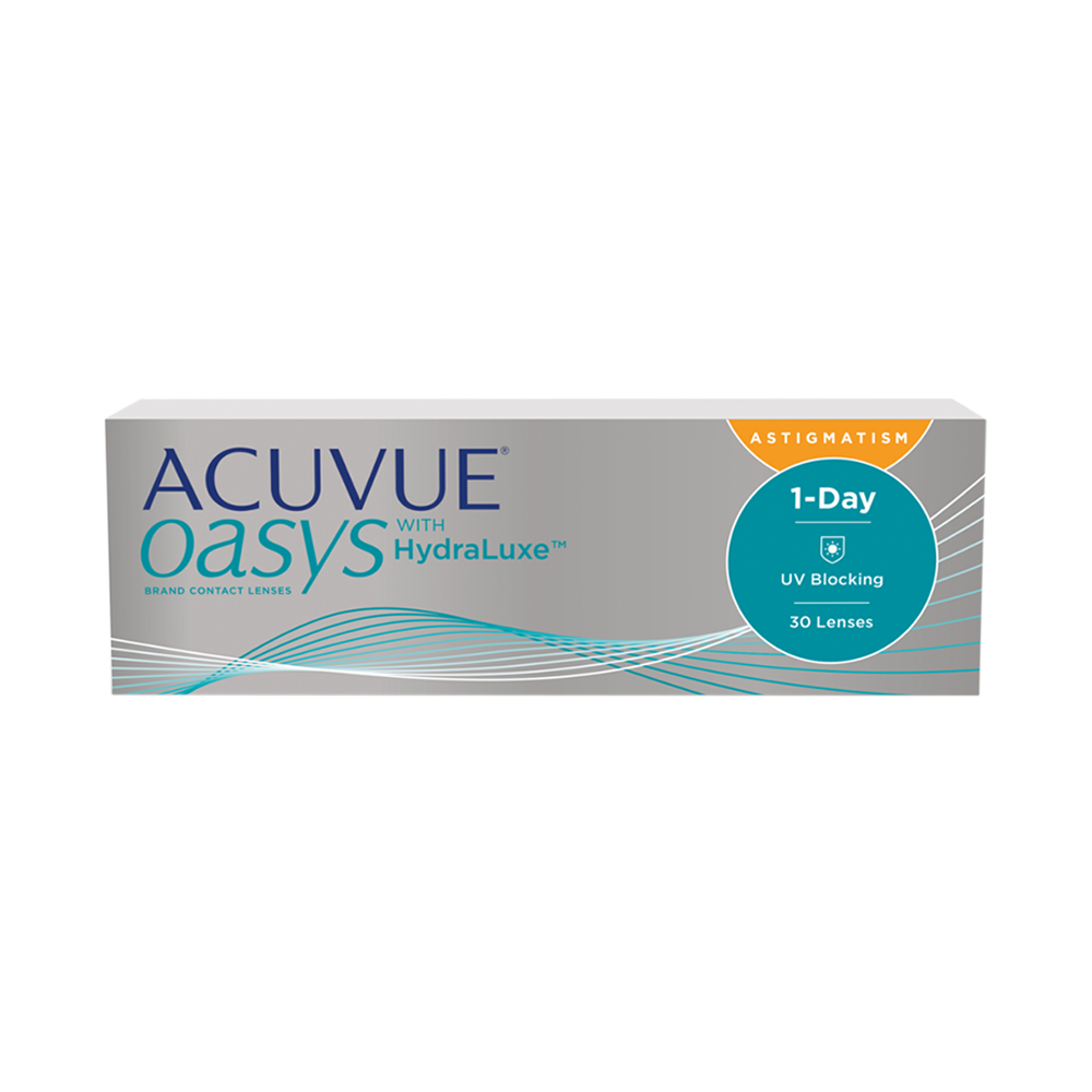 ACUVUE OASYS 1-Day with HydraLuxe for Astigmatism - 5 lentilles d’essai 