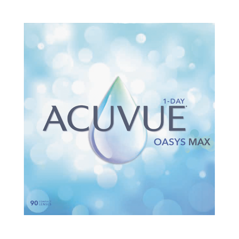 Acuvue Oasys 1-Day MAX - 90 lentilles journalières 