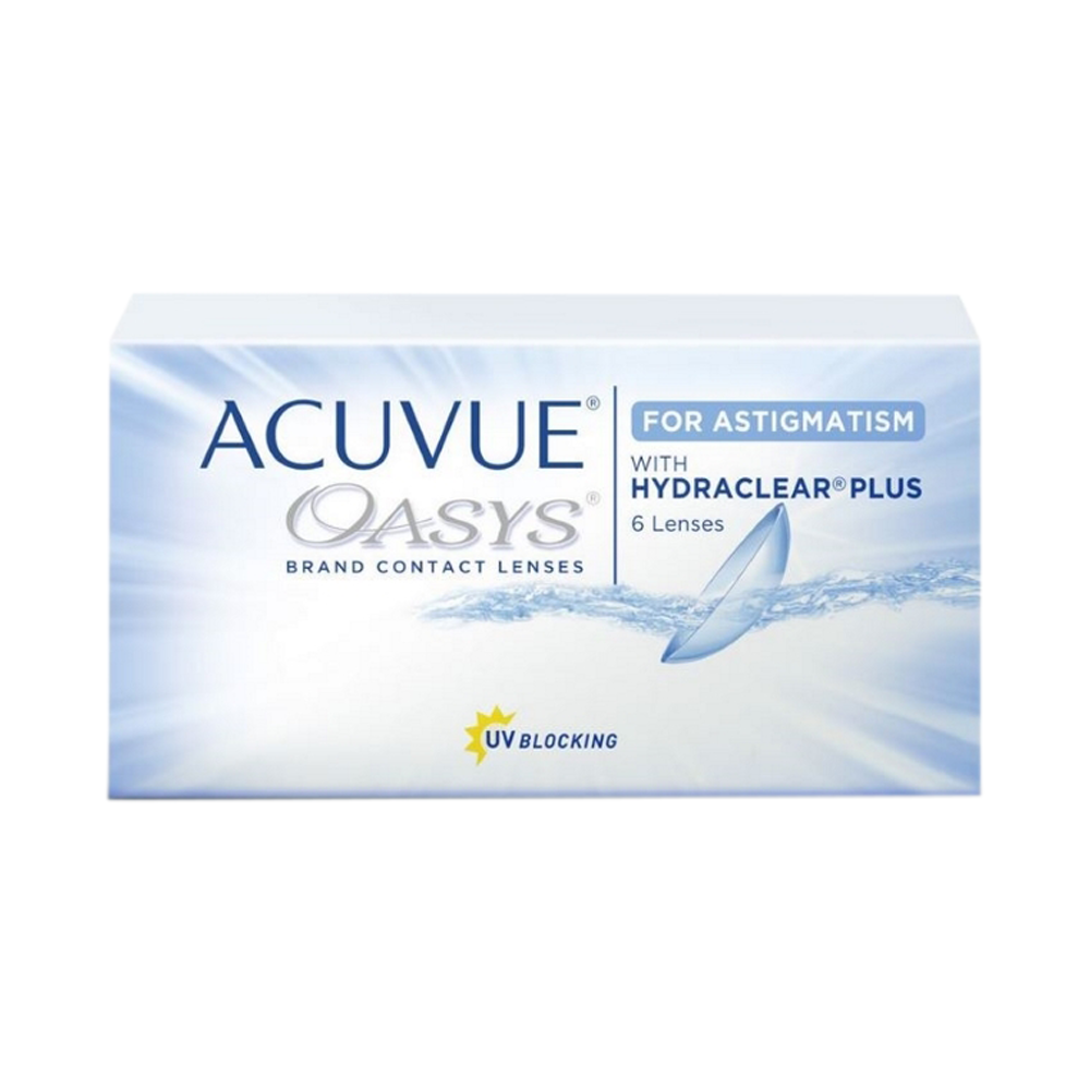 Acuvue Oasys for Astigmatism - 6 contact lenses 