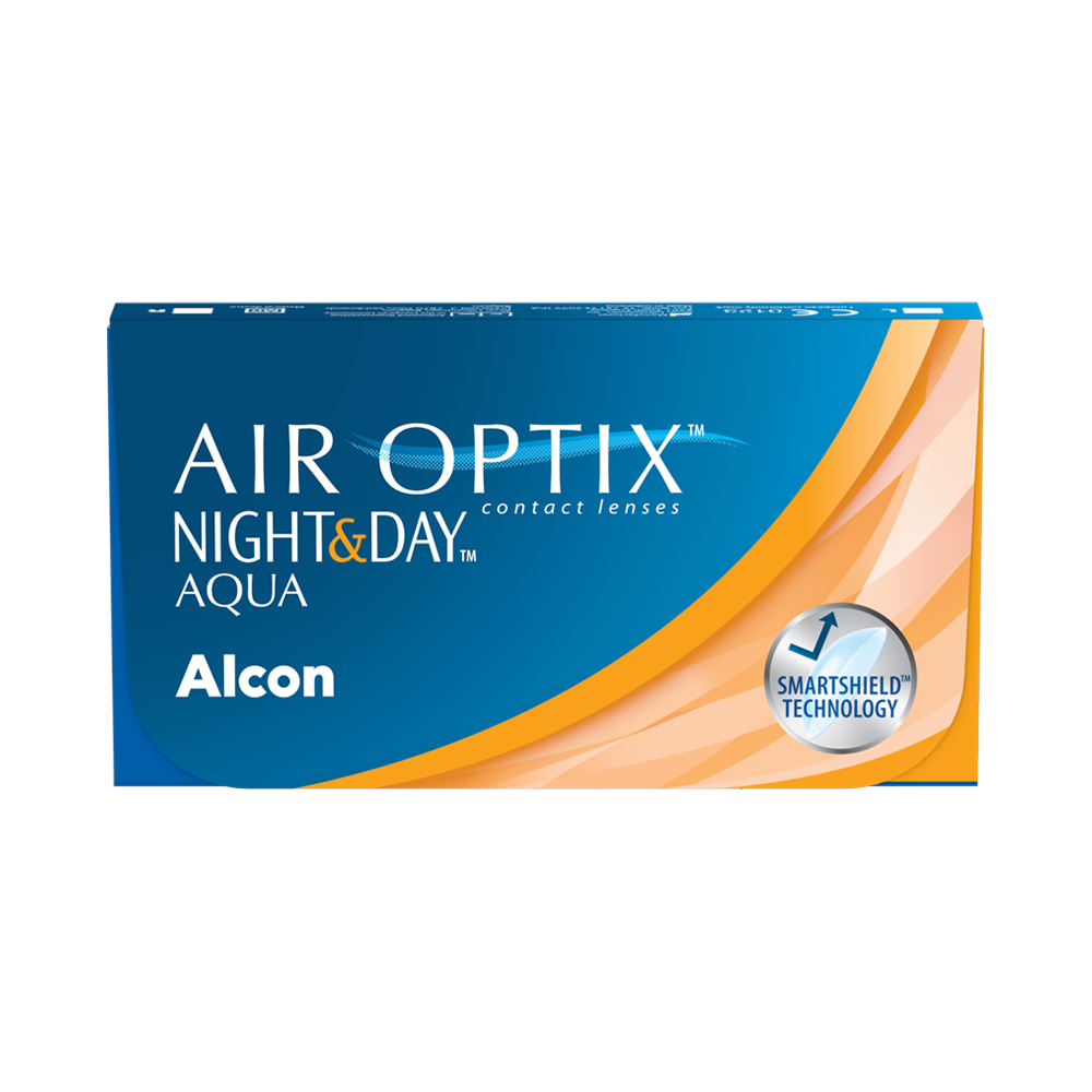 Air Optix AQUA Night + Day - 3 lentilles mensuelles 