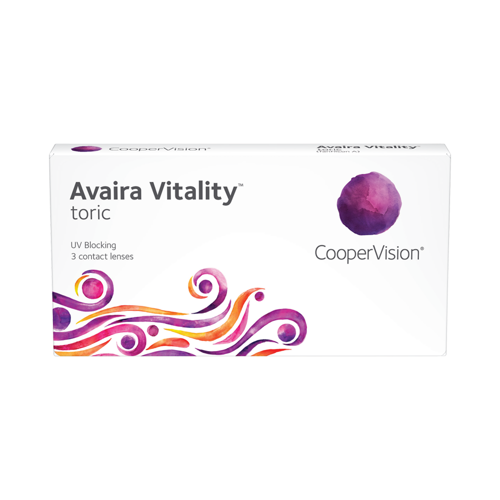 Avaira Vitality Toric - 3 monthly lenses 