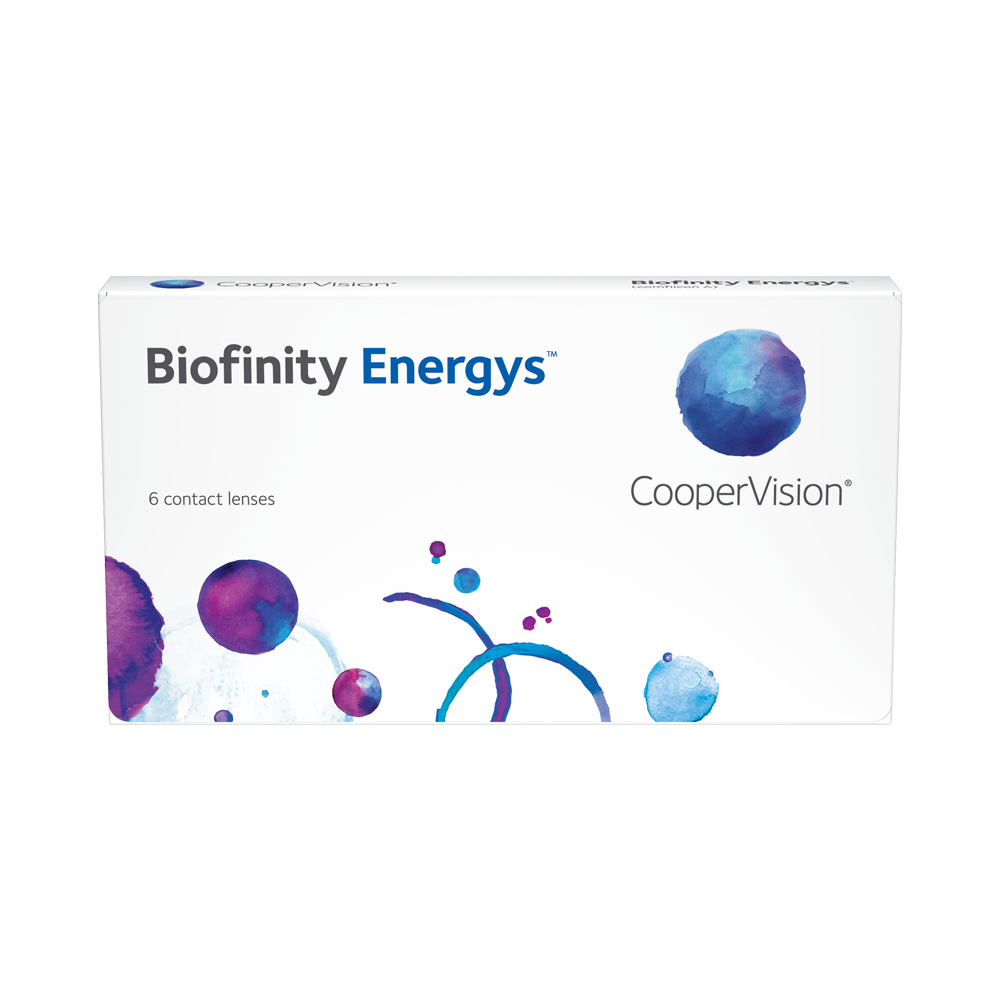 Biofinity Energys - 6 lentilles mensuelles 