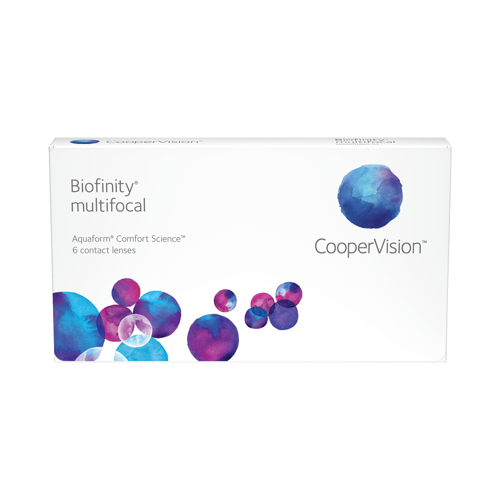 Biofinity Multifocal - 3 lentilles mensuelles 