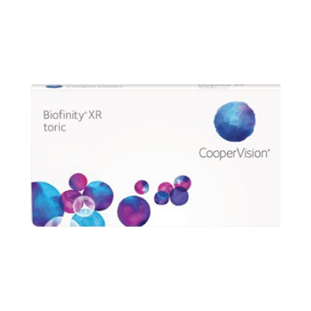 Biofinity Toric XR - 6 monthly lenses 