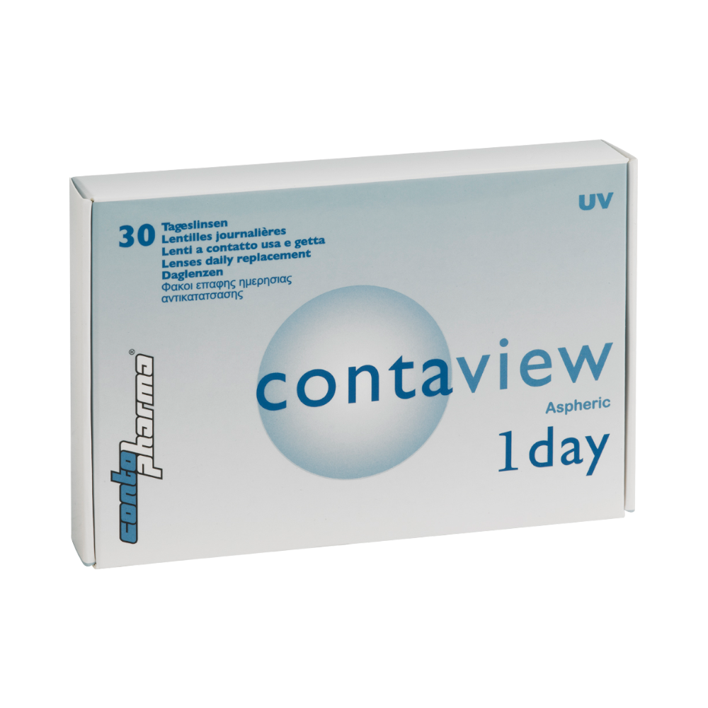 Contaview Aspheric 1day UV - 30 daily lenses 