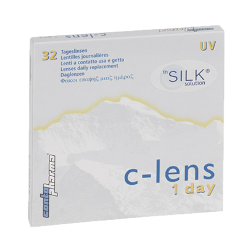 c-Lens 1day UV silk - 32 daily lenses 