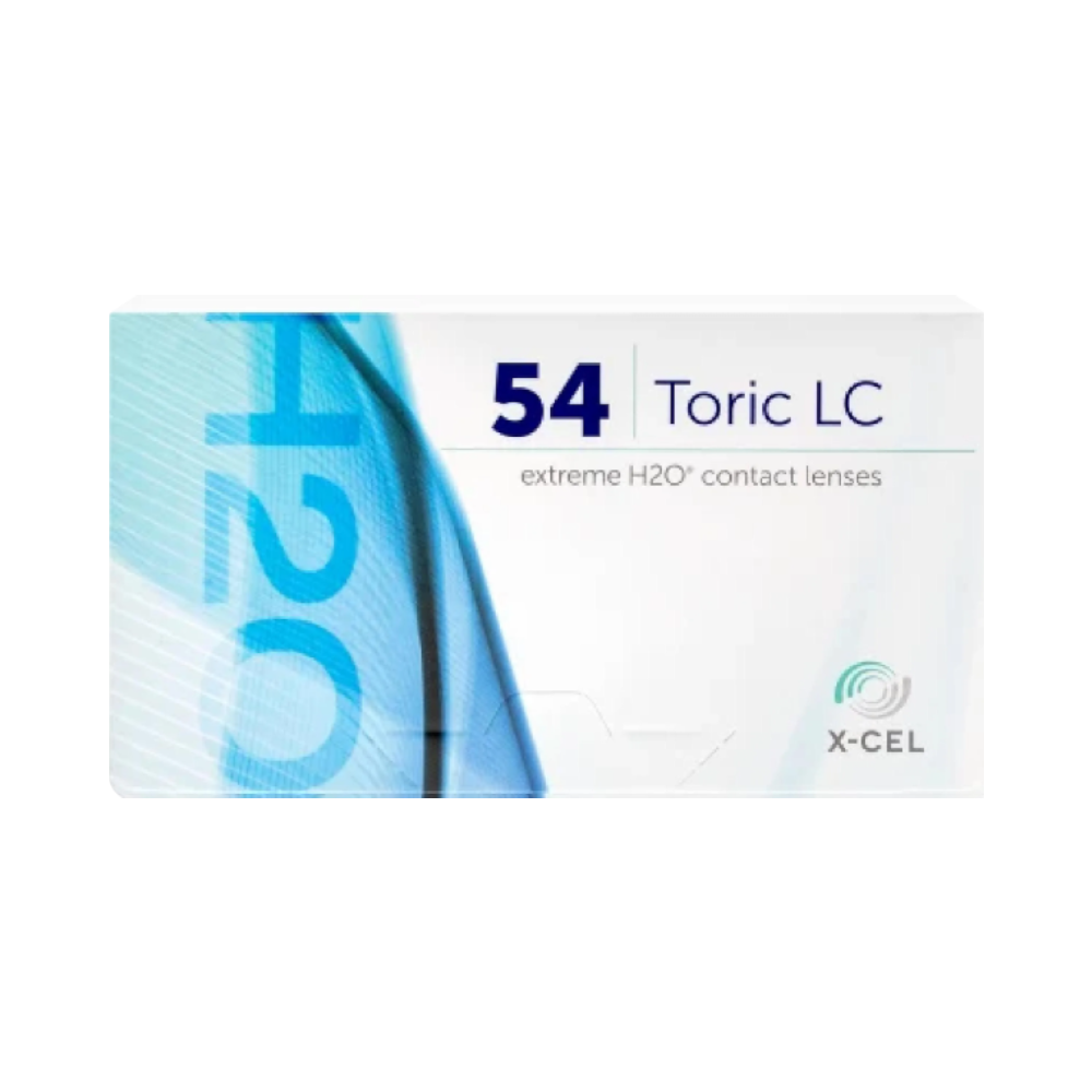 Extrem H2O 54% Toric LC - 6 monthly lenses 