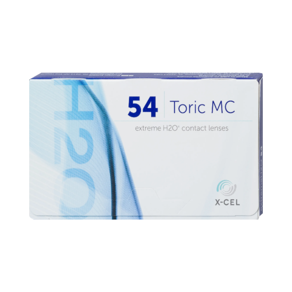 Extreme H2O 54% Toric MC - 6 lentilles mensuelles 