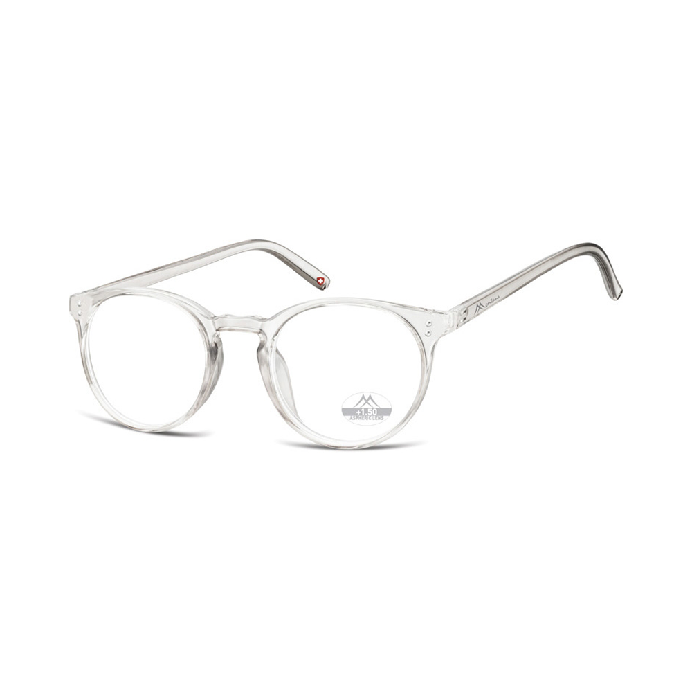 Reading Glasses Trendy gray transparent HMR55 