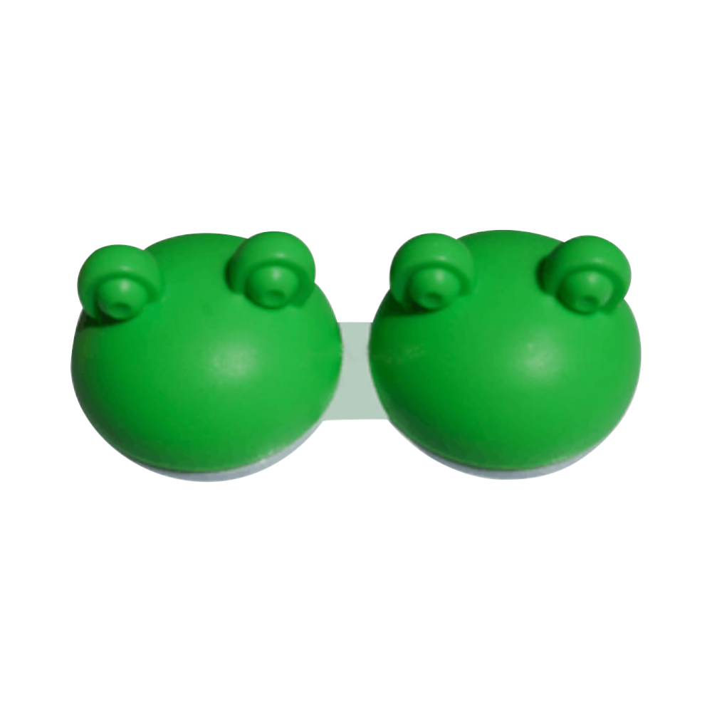 Lens case frog green - 1x 