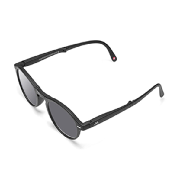 Klappbare Lese - Sonnenbrille Clever Black MRBOX66S 