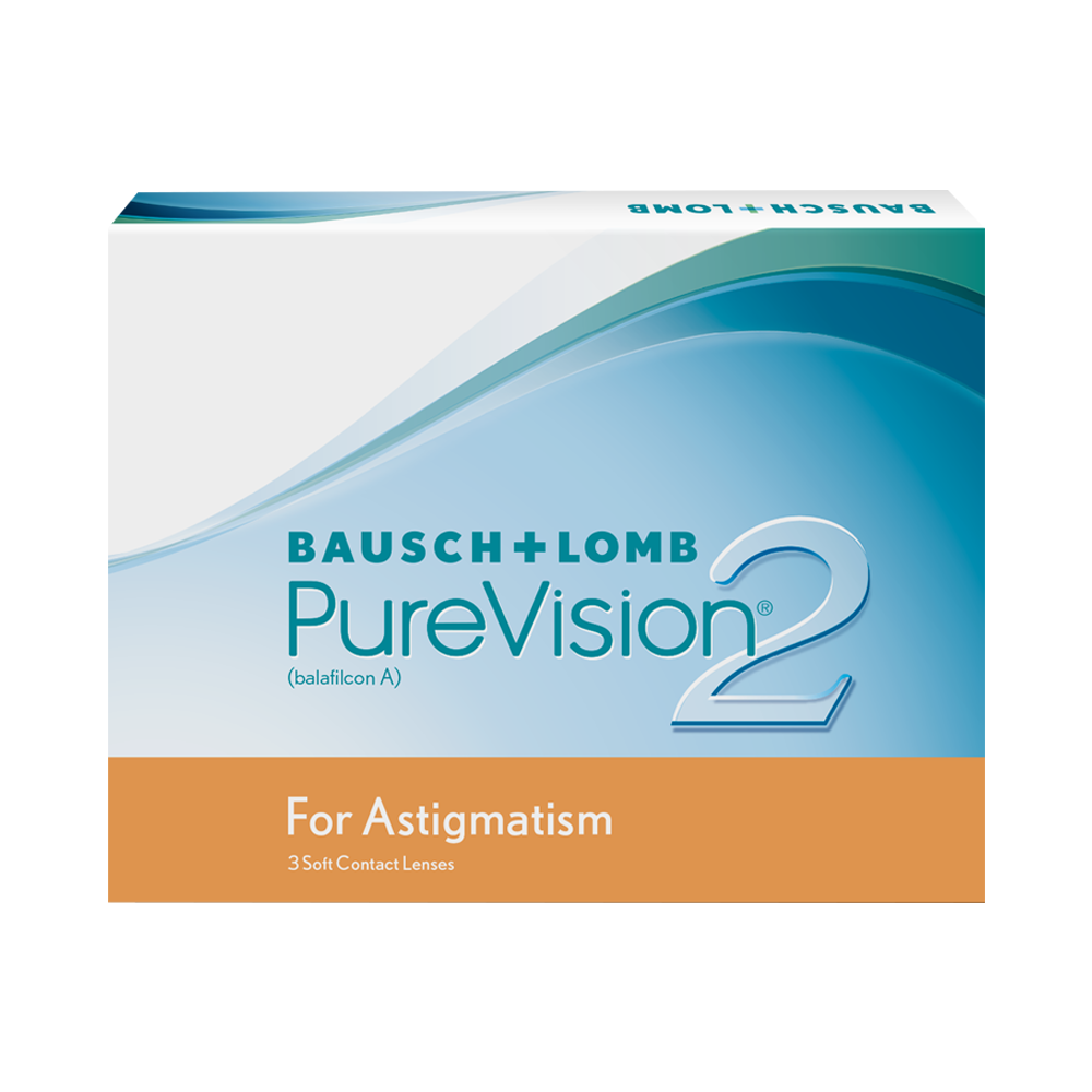 Pure Vision 2 HD for Astigmatism - 3 lentilles mensuelles 