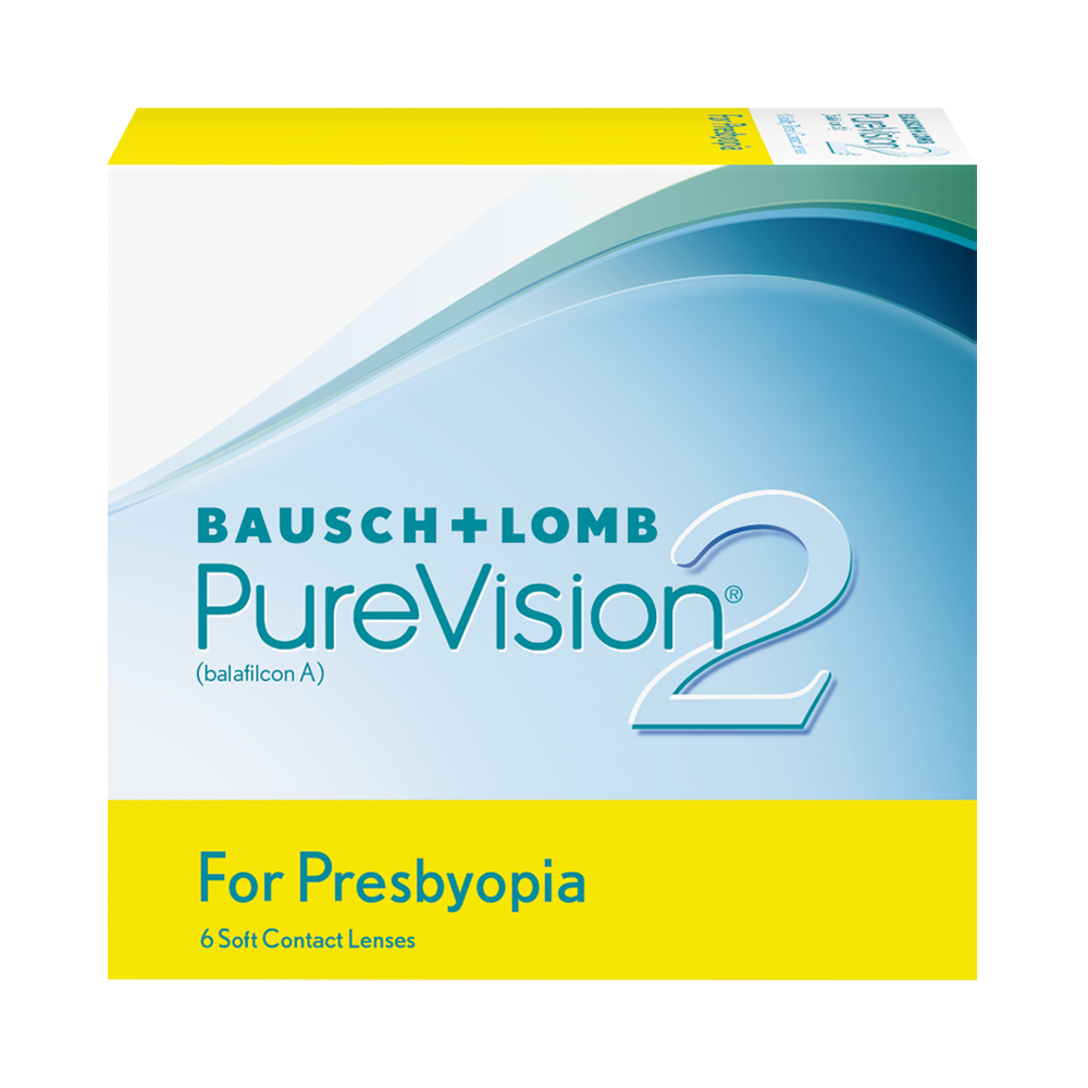 Pure Vision 2 for Presbyopia - 6 lentilles mensuelles 