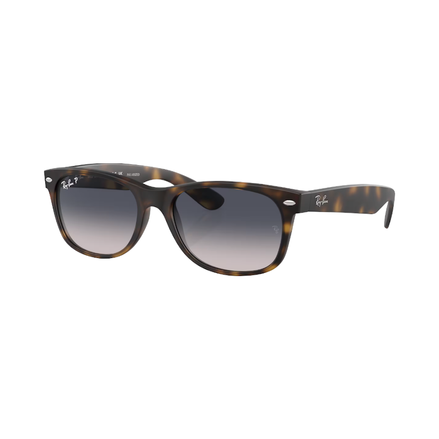 Ray-Ban NEW WAYFARER Blau polarisiert/ Havanna M