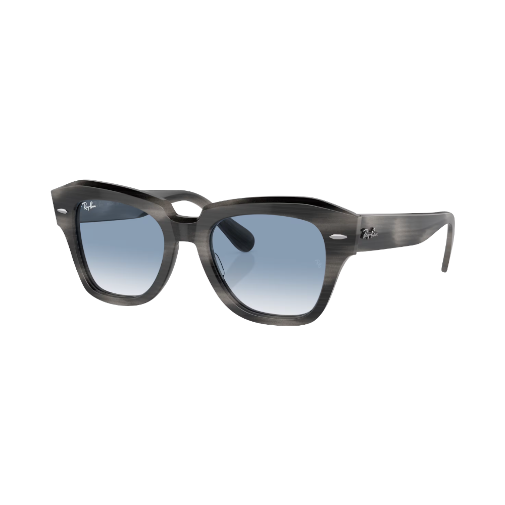 Ray-Ban STATE STREET light blue/ striped gray S 