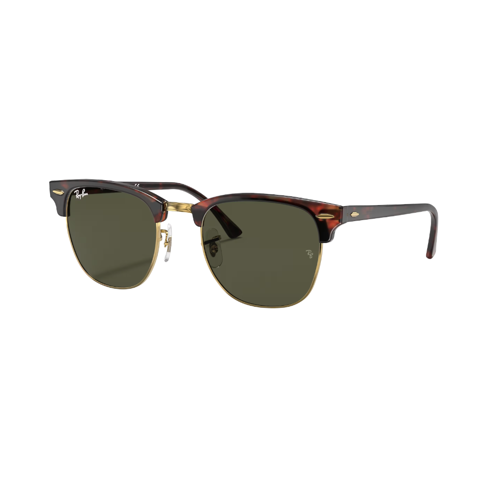 Ray-Ban CLUBMASTER vert, écaille/or M 