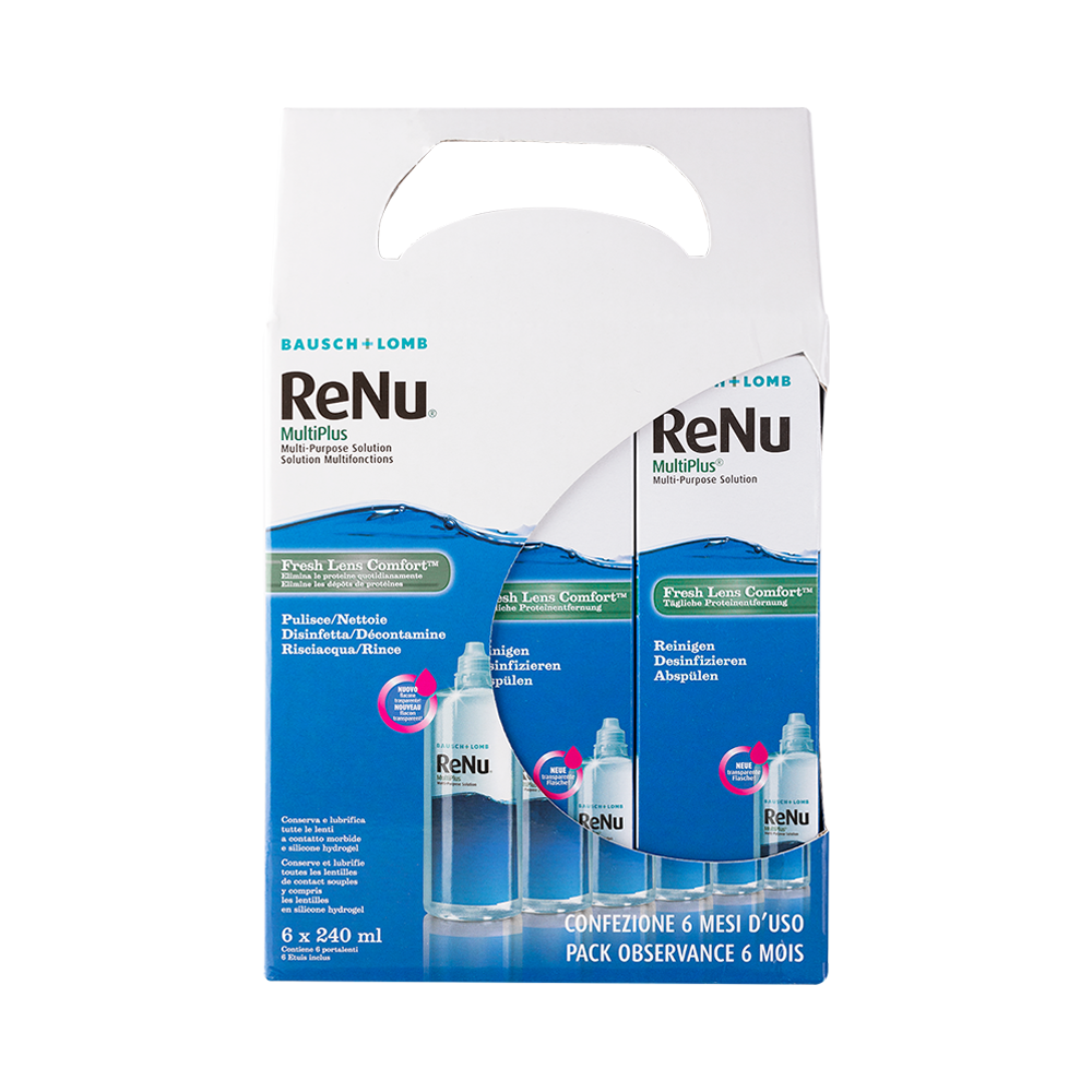 ReNu MultiPlus - 6x240ml + contenitore per lenti 