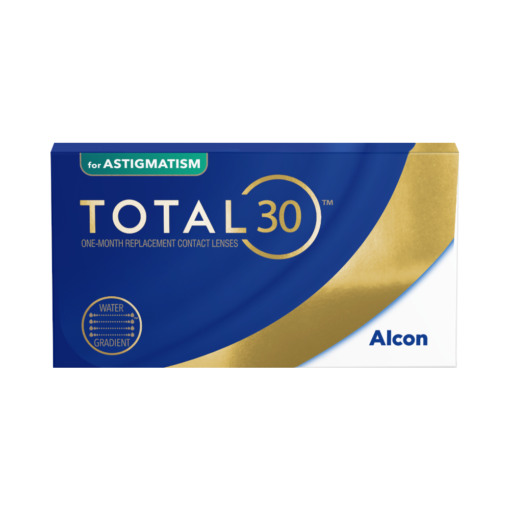 Total 30 for Astigmatism - 6 monthly lenses 