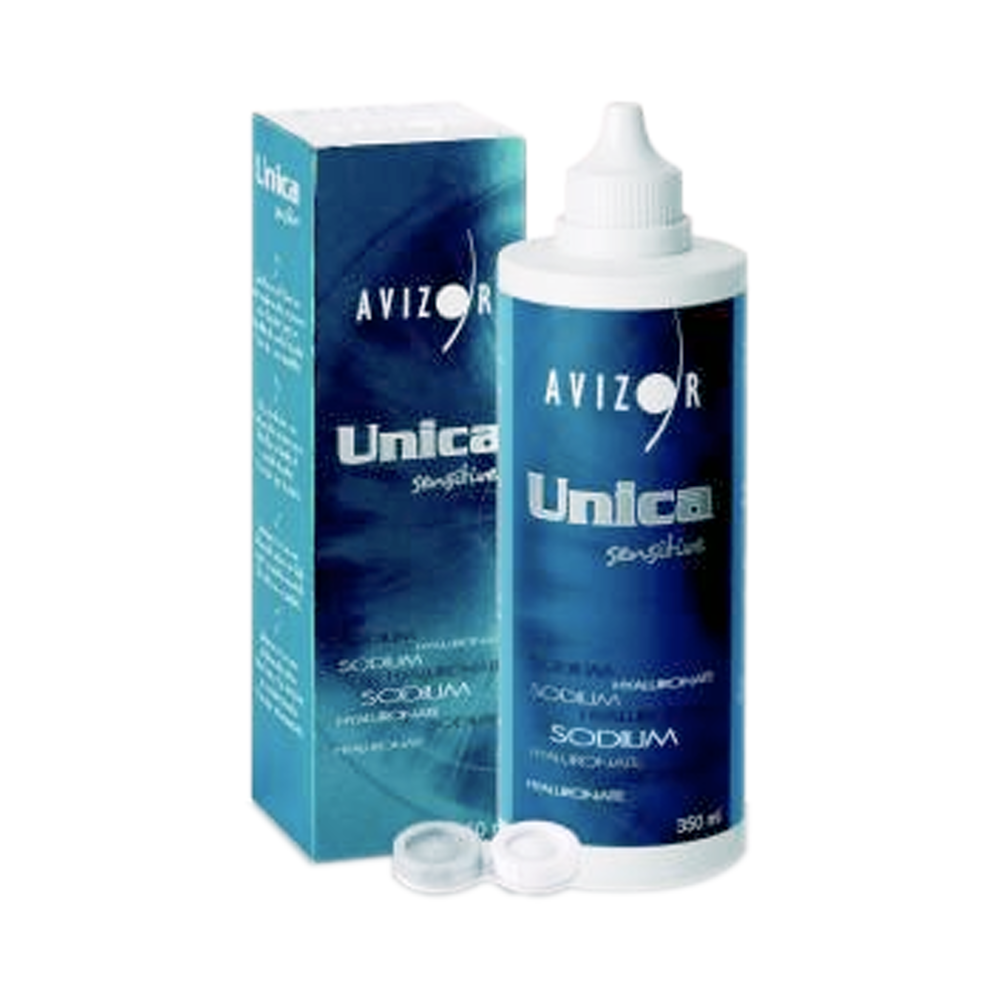 Unica Sensitive - 350ml + étui pour lentilles 