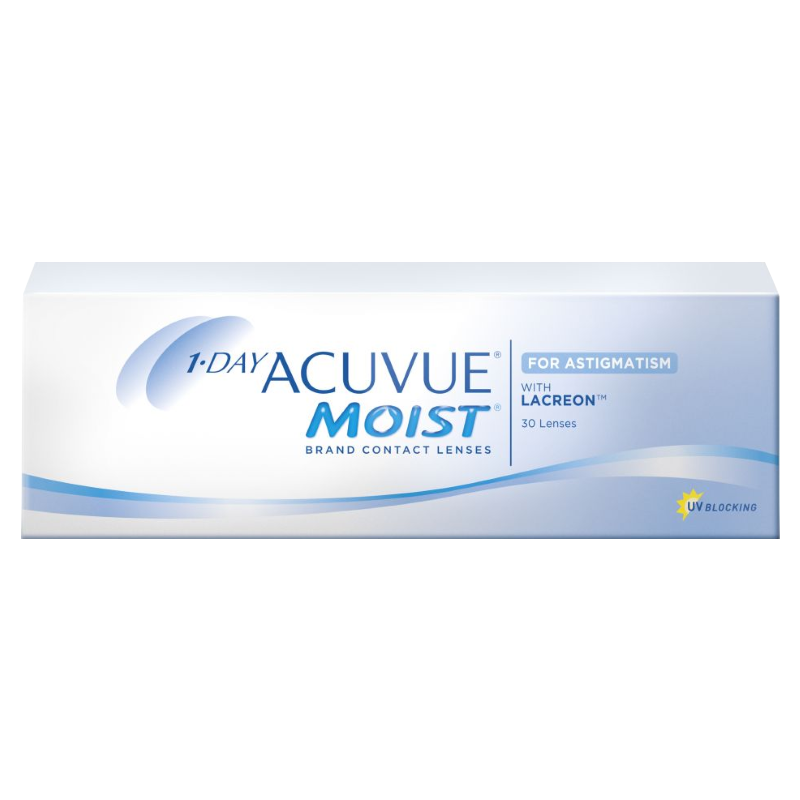 1-Day Acuvue Moist for Astigmatism - 5 lentilles journalières 
