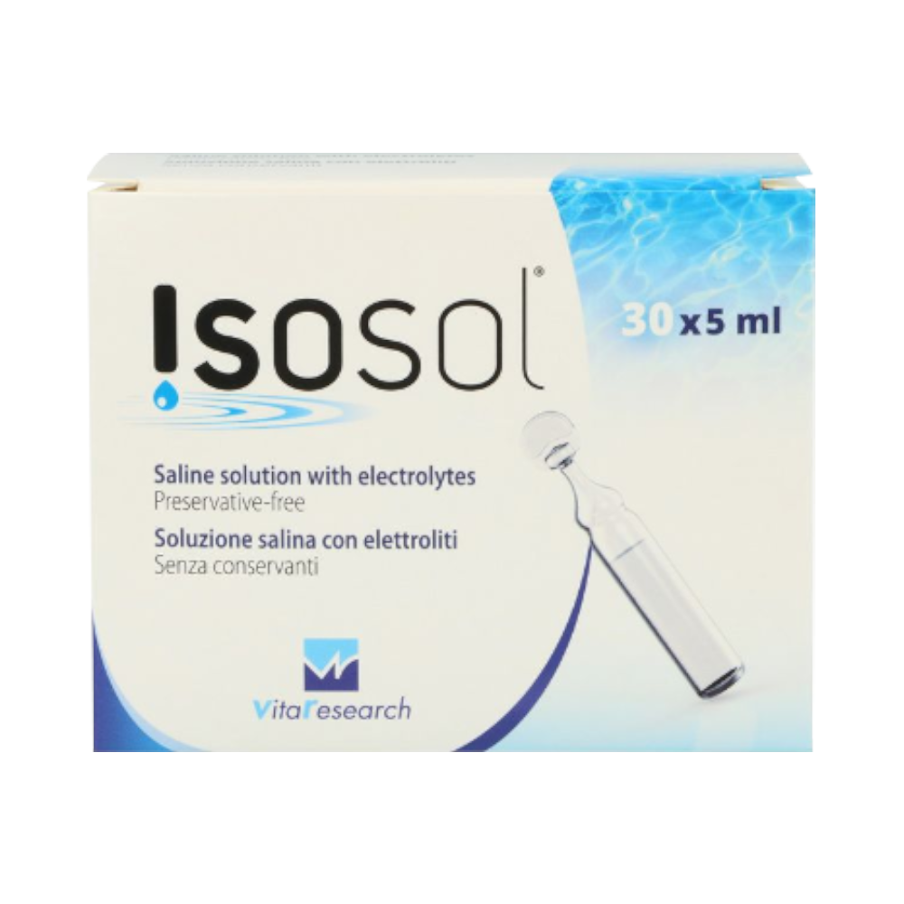 Isosol Saline - 30x5ml ampoules 